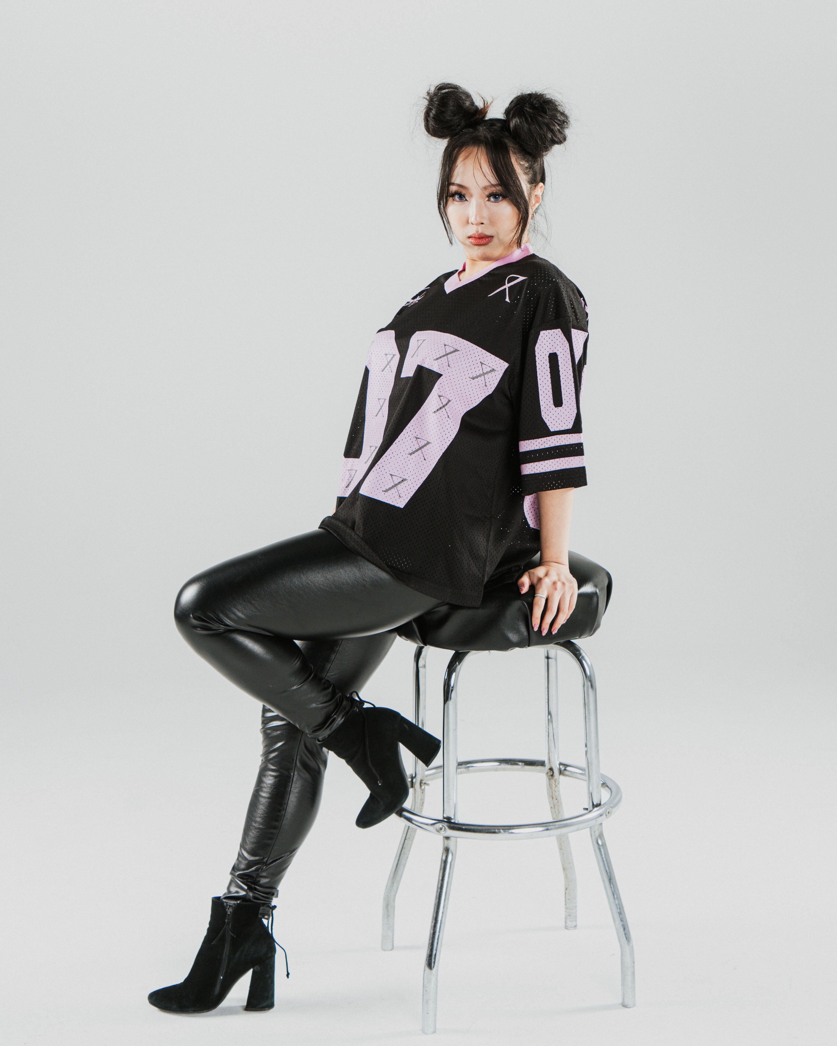 Pink Cropped Jersey