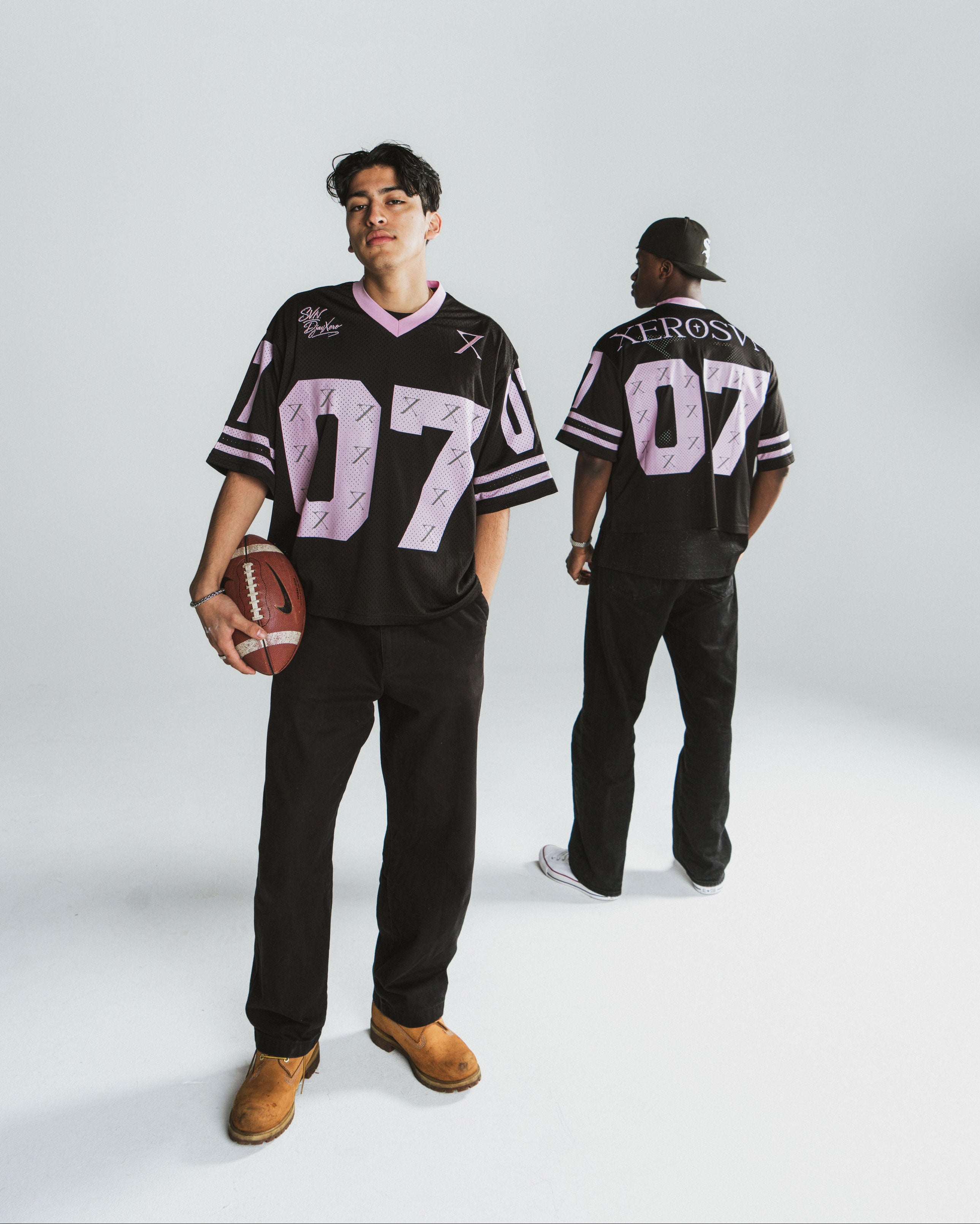 Pink Cropped Jersey