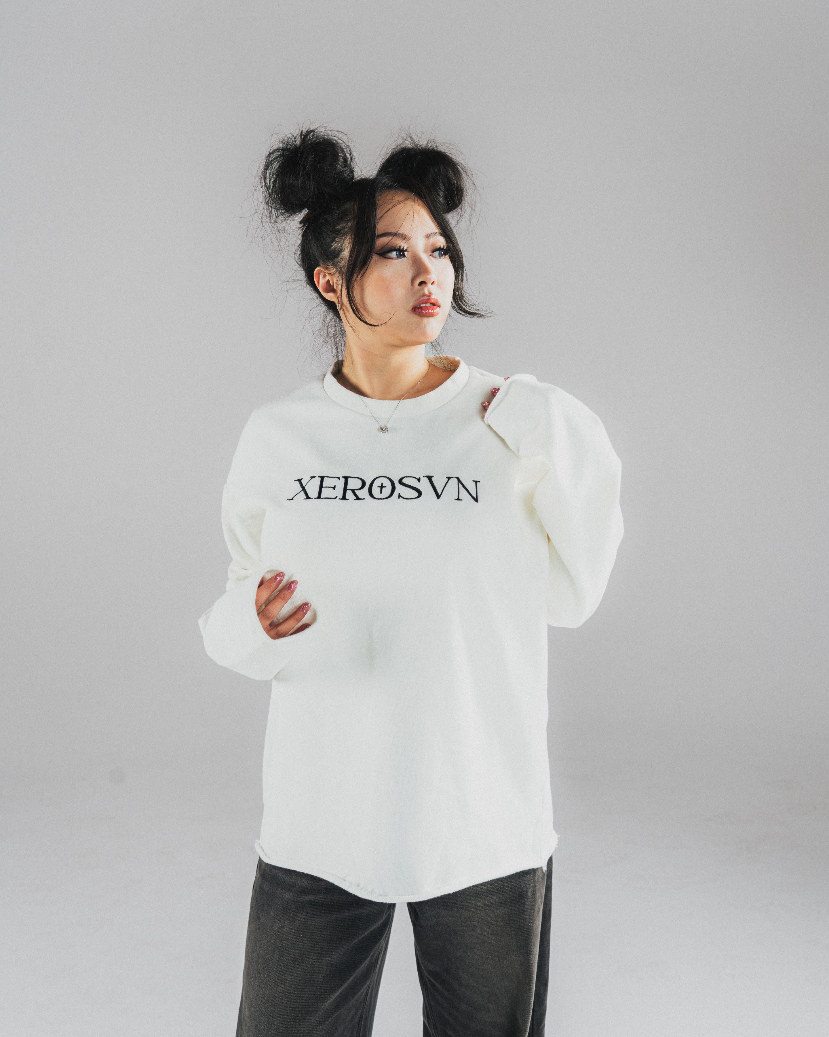 Ocha White Long sleeve